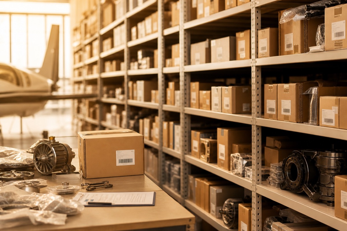 Packing station and warehouse shelves for e-commerce operations
